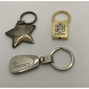 St John’s Mercy Medical Center Lot of 3 Keychains Key Rings